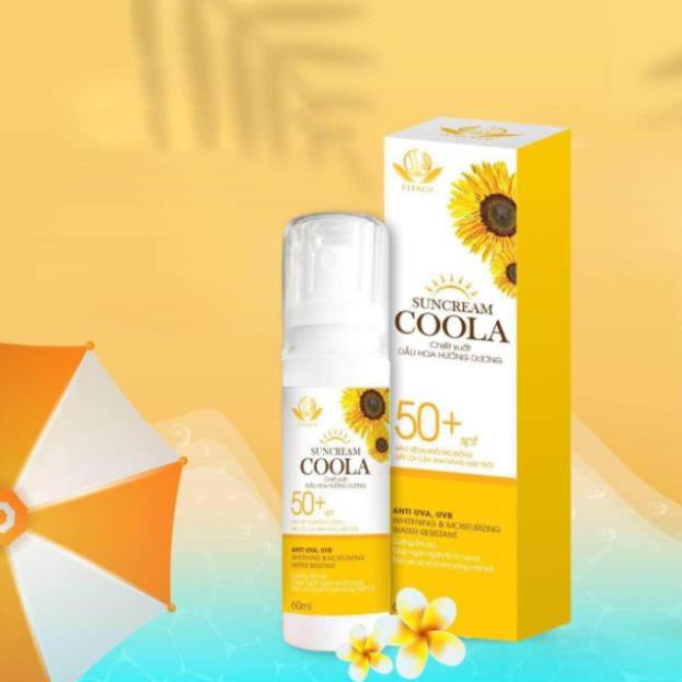 xịt chống nắg  suncream coola 60ml [hàng chuẩn] | BigBuy360 - bigbuy360.vn