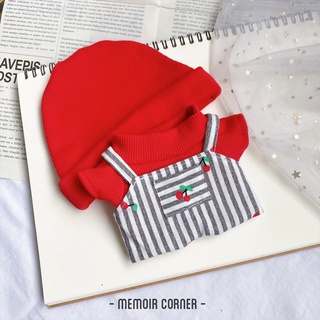 Outfit Doll 15cm & 20cm - Set đồ "Cherry Cherry"