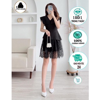 Váy liền phối ren sang trong ZYM'S HOSUSE K1426