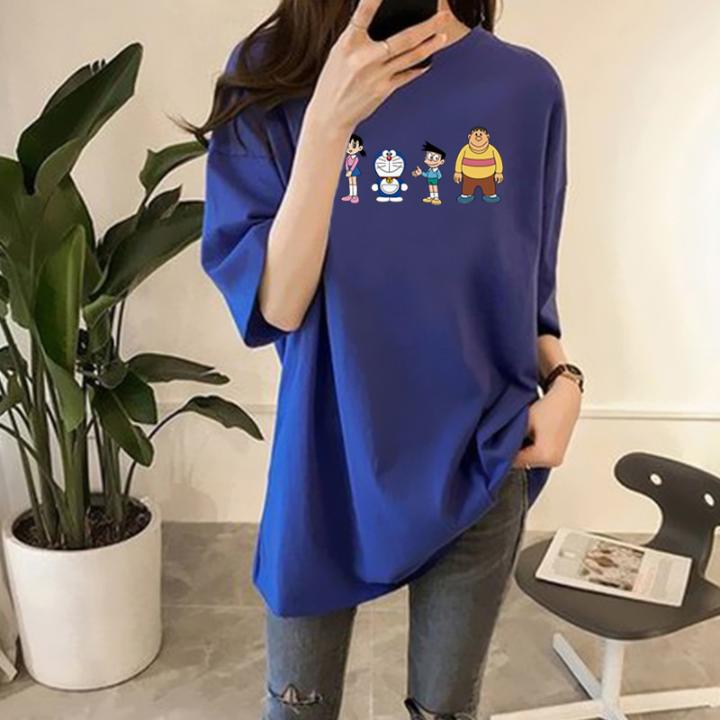 NRVP Áo Thun Ngắn Tay Dáng Rộng Thời Trang Cho Nữ