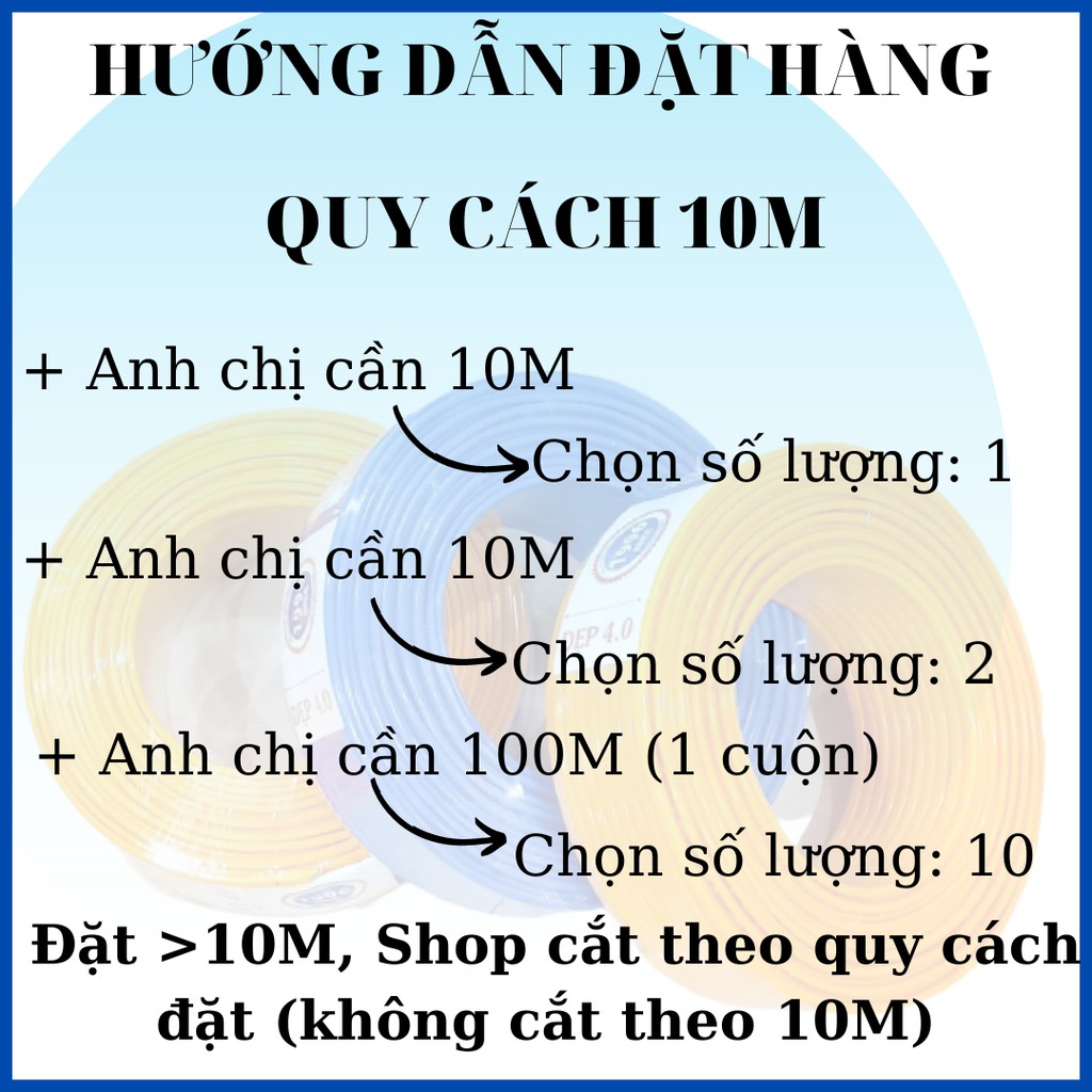 10M-100M dây điện đôi  2x1.5 Vĩnh Thịnh,đồng 100%, vỏ bọc cách điện + Tặng băng keo điện Nanoco