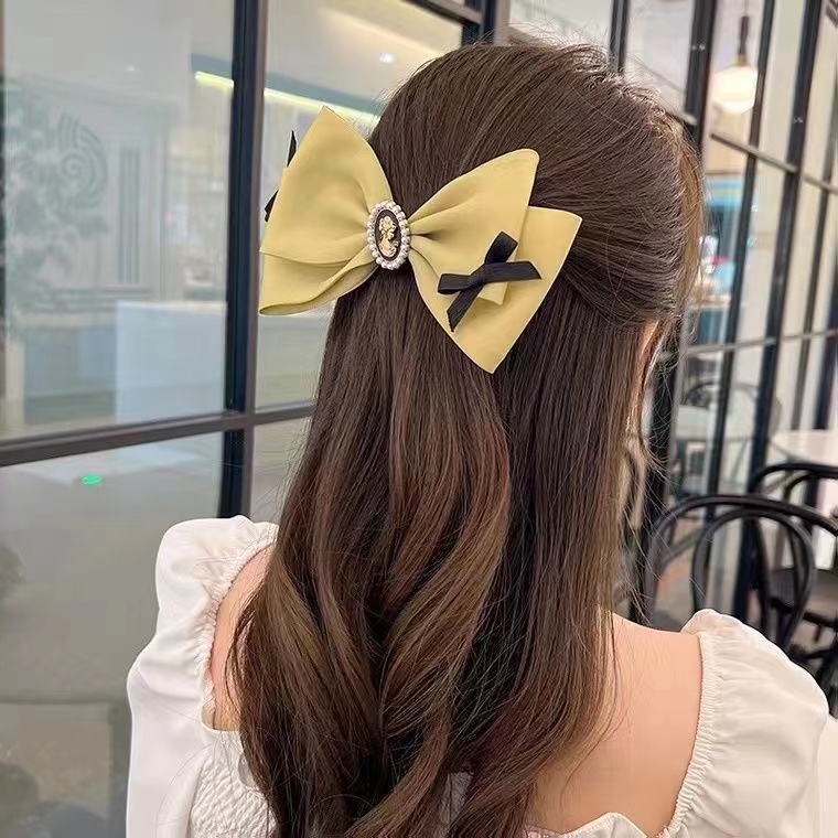 Kẹp tóc nữ nơ hợp kim phong cách hàn quốc đẹp