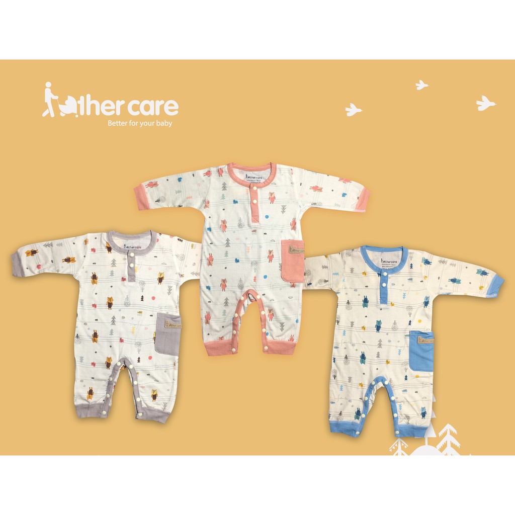 Bộ Body FatherCare Nẹp trụ Dài Tay- Báo  FC869