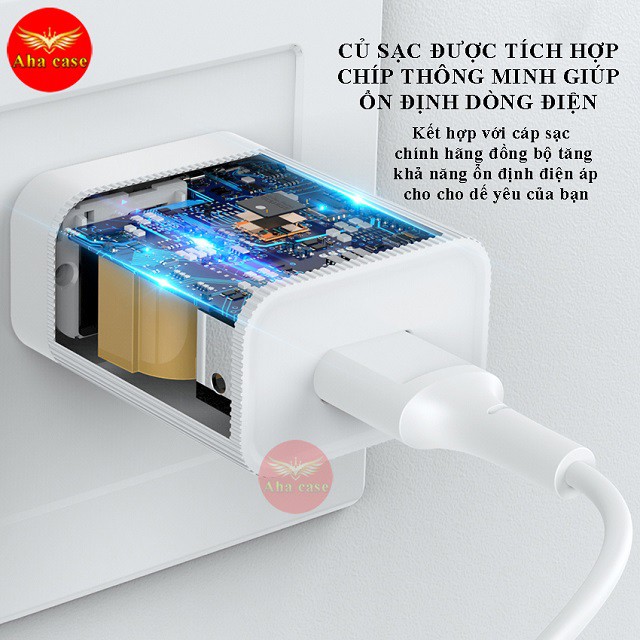 Bộ củ cáp sạc B03 Hỗ trợ sạc nhanh Cho ĐT tablet táo Pin Dự Phòng Tai nghe Bluetooth tai nghe ko dây táos ip