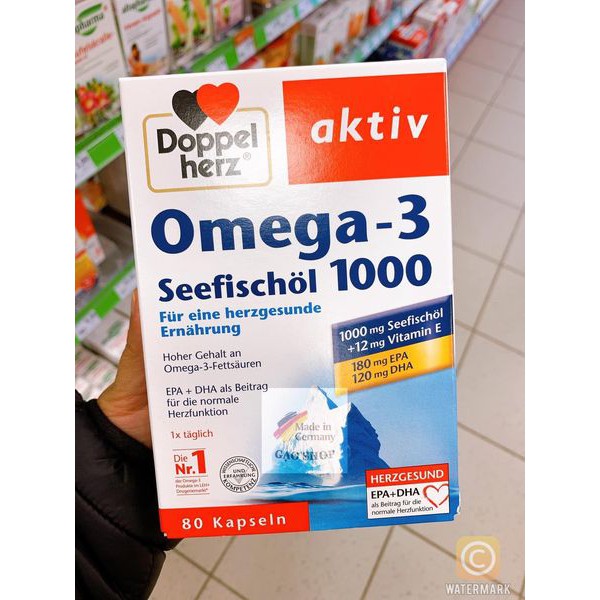 Hàng Đức đủ bill Ome.ga 3 loại 80v 1000mg