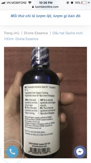 DẦU HẠT SACHA INCHI 100ML/30ml - DIVINE ESSENCE
