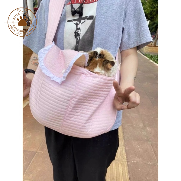 Túi vận chuyển cho chó mèo Ulzzang phong cách Hàn Quốc  siêu to cực xinh - 4pets official
