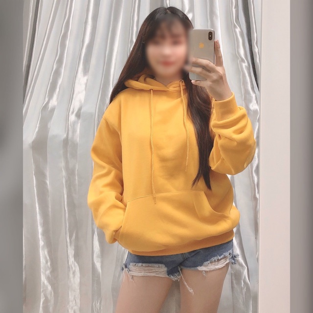 Áo hoodie trơn vải nỉ lót bông dày dặn nhiều màu | BigBuy360 - bigbuy360.vn