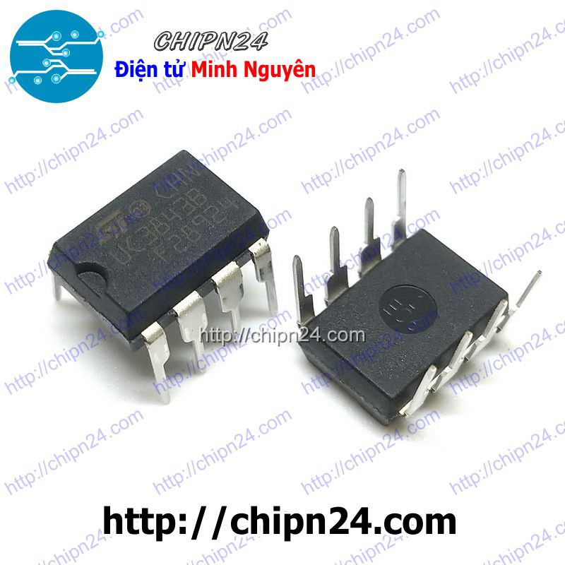 [2 CON] IC UC3843B DIP-8 (Hàng Tốt) (UC3843 3843)