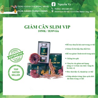 [Chính Hãng]- Giảm Cân SLim Vip Giảm Cân Cấp Tốc Đào Thải Độc Tố Mỡ Thừa
