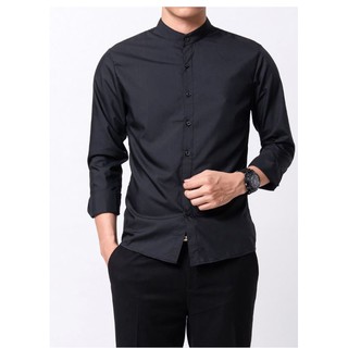 Áo sơ mi nam cổ trụ