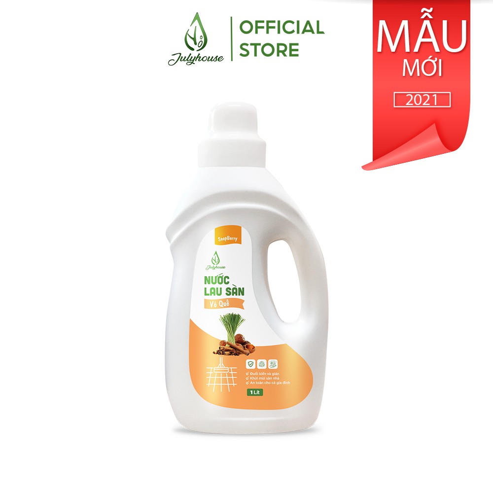 Nước Lau Sàn JULYHOUSE Vỏ Quế 1000ml