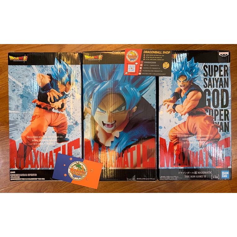 Mô hình Dragonball chính hãng - Goku blue - Maximatic 2