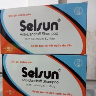 Dầu Gội Chống Gàu selsun dạng gói ( hộp 60 gói)