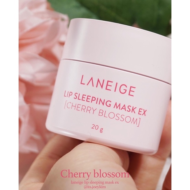 ( Quà tặng 330k ) Mặt Nạ Ngủ Môi laneige Lip Sleeping Mask Ex Cherry Blossom