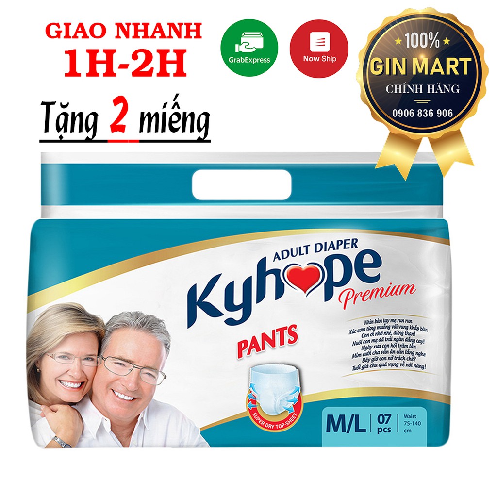 TÃ QUẦN NGƯỜI LỚN KYHOPE M/L 7 MIẾNG