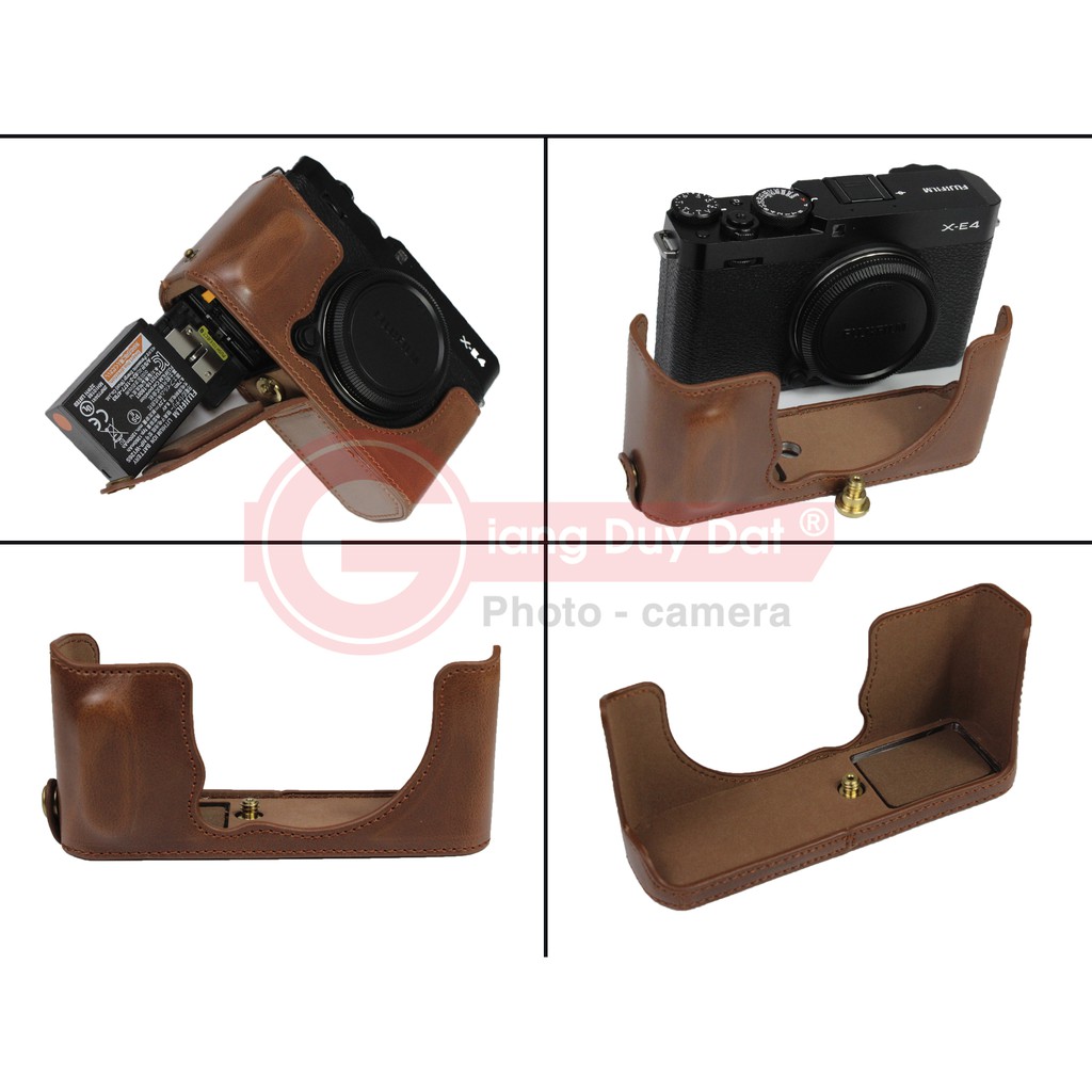 Bao Da Halfcase Dành Cho Máy Ảnh Fujifilm X-E4 l Halfcase Fujifilm X-E4 l Case Fujifilm X-E4 l Máy ảnh x-e4