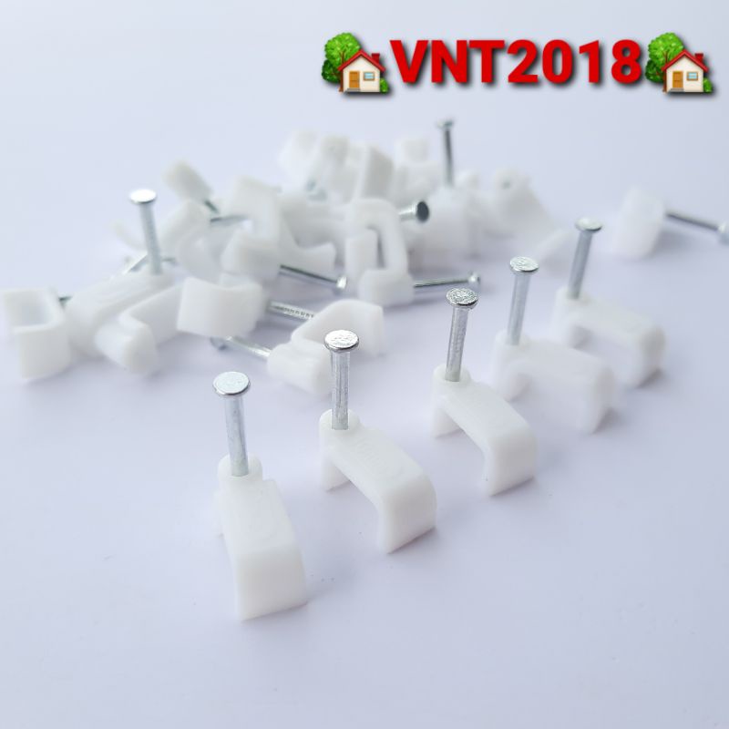 Nẹp cố định dây điện 10mm