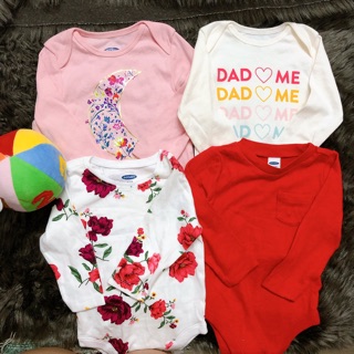 Set 4c body chip dài tay Old Navy (inb chọn size màu)