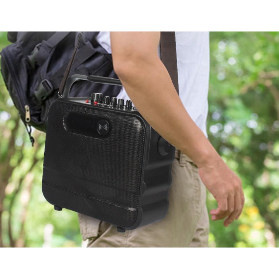 Loa kéoOntekco YH200 kèm micro cao cấp hát xách tay , hát karaoke bluetooth 5.0 dễ dàng mang đi du lịch