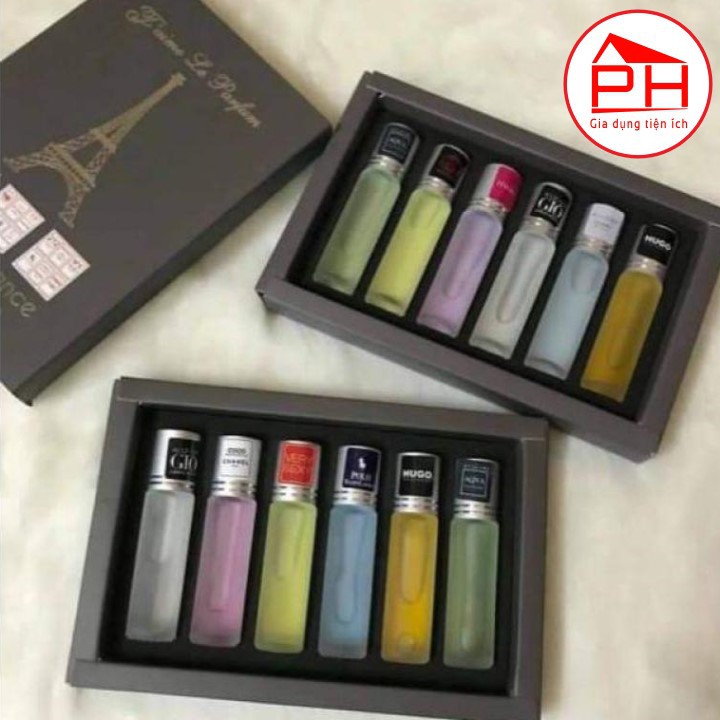 Set 06 chai nước hoa tháp dạng lăn đủ mùi lưu hương tươi mát dễ chịu | BigBuy360 - bigbuy360.vn