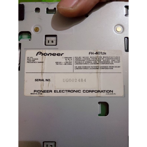 Máy phát nhạc Pioneer carrozerrla CD.MD.TAPE.RADIO FULLOPTION