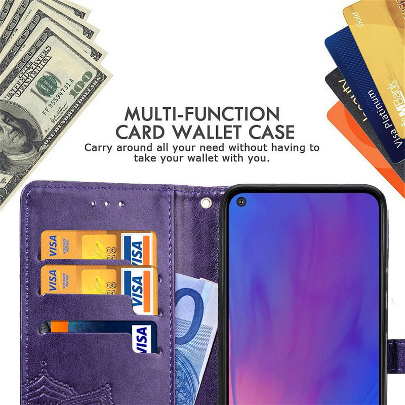 Ốp Lưng Điện Thoại Dạng Ví Da Lật Dành Cho Samsung Galaxy A02s A03s A12 A13 A72 A52 A32 A22 A20s A52s M32