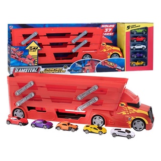 Bộ Đồ Chơi Mô Hình Xe Teamsterz Laucher Transporter kèm 5 xe 1416669.V19