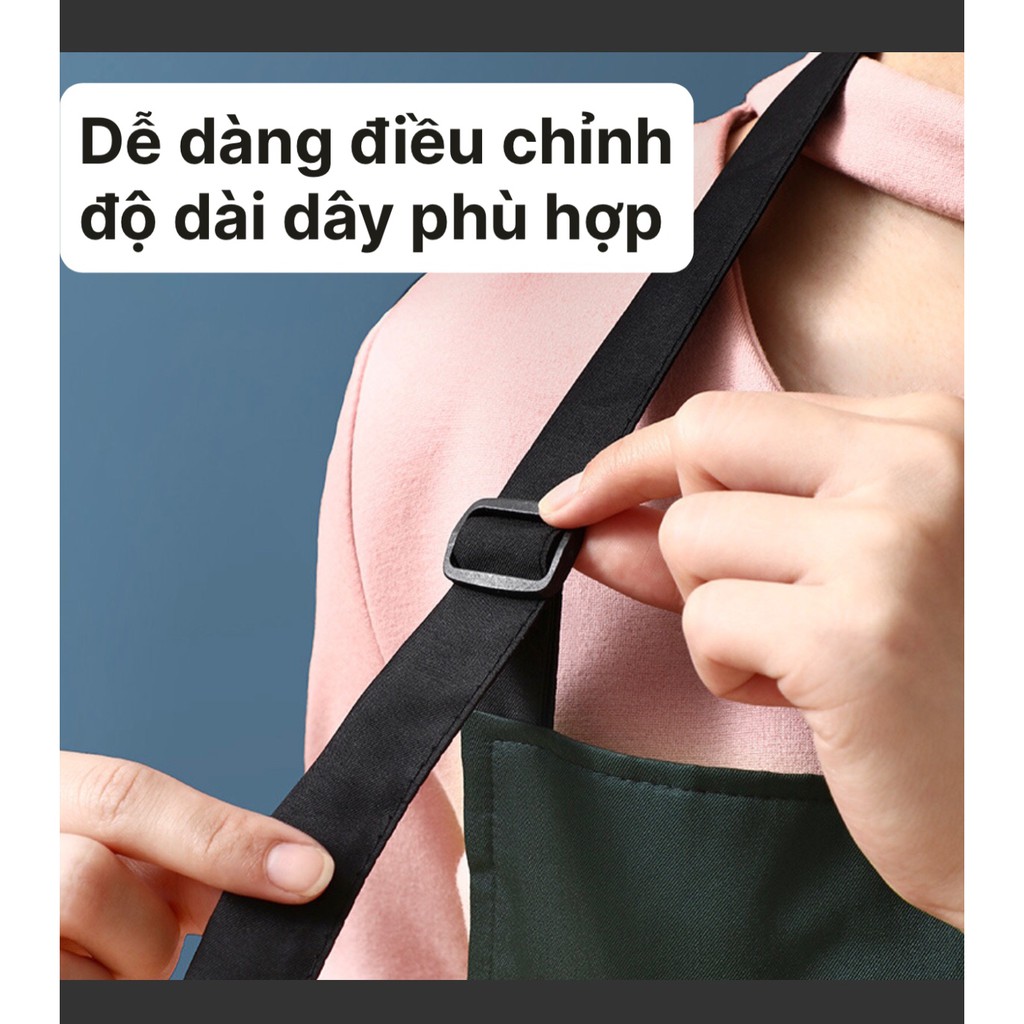 Tạp dề, tạp dề nấu ăn chống thấm nước ☘𝐅𝐑𝐄𝐄 𝐒𝐇𝐈𝐏☘ Tạp dề họa tiết tropical phong cách Bắc Âu