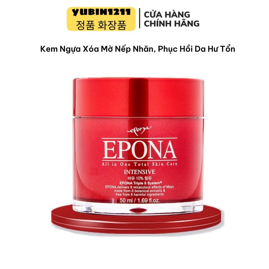 Kem Dưỡng Da Đa Năng Chống Lão Hóa, Làm Sáng Da Từ Dầu Ngựa Epona All In One Total