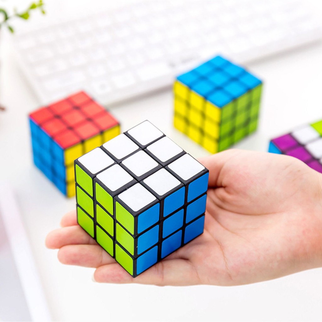 [ĐỒ CHƠI THÔNG MINH] Khối RUBIK xoay lắp ghép cho bé - Đồ chơi thông minh RUBIK loại tốt hàng đẹp