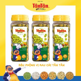 Combo 3 Hũ Đậu Phộng Vị Rau Cải Tân Tân 190g - Giá ưu đãi