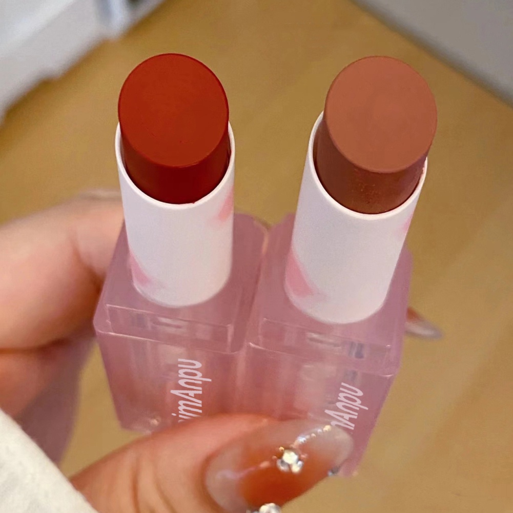 Còn Hàng Daimanpu Gấu Hồng Son Môi Sữa Velvet Lip Tint Mùa Hè Đậu Son Môi Màu Sắc Nữ Không Phải Là Dễ Dàng nhúng Cup Là Không Dễ Phai Màu Son Môi Cá Tuyết