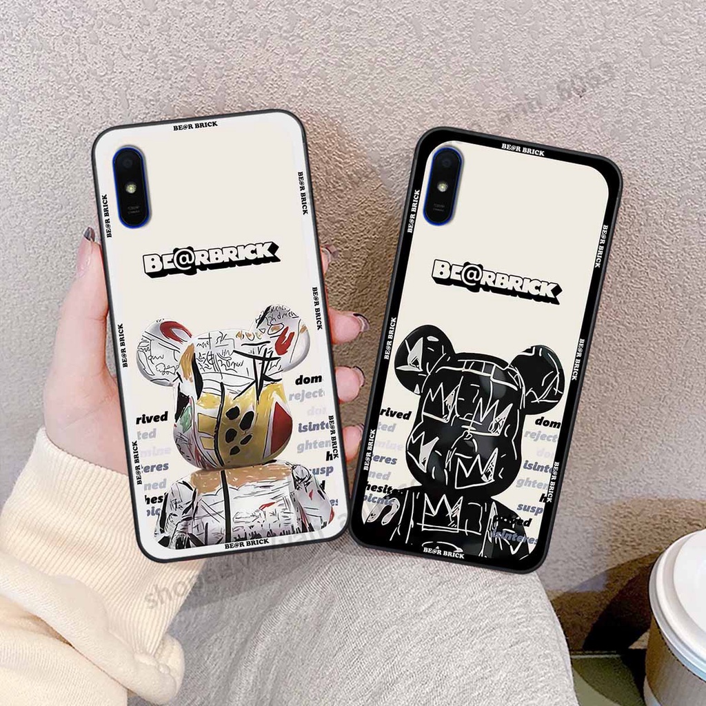 Ốp Xiaomi Redmi 7A / 8A / 9A be@r brick mars thời trang, ốp lưng điện thoại viền dẻo siêu chất