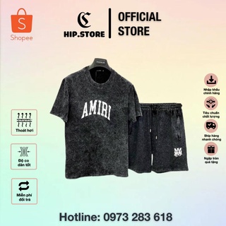 Bộ Quần Áo Thể Thao Nam Cổ Tròn AMIRI