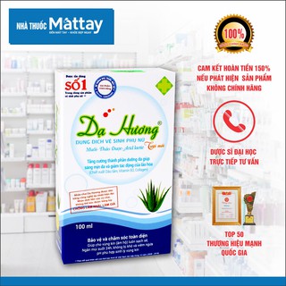 Dạ Hương Xanh - Chai 100ml - Giúp Cho Vùng Kín Luôn Sạch Sẽ, Ngăn Mùi Suốt 24 Giờ ❤️