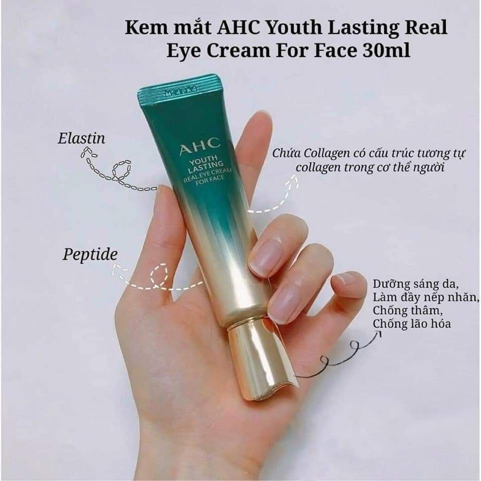 Kem Mắt AHC HÀN [HÀNG CHUẨN] Chống Lão Hóa, Làm Sáng Và Săn Chắc Da 12ML &amp; 30ml