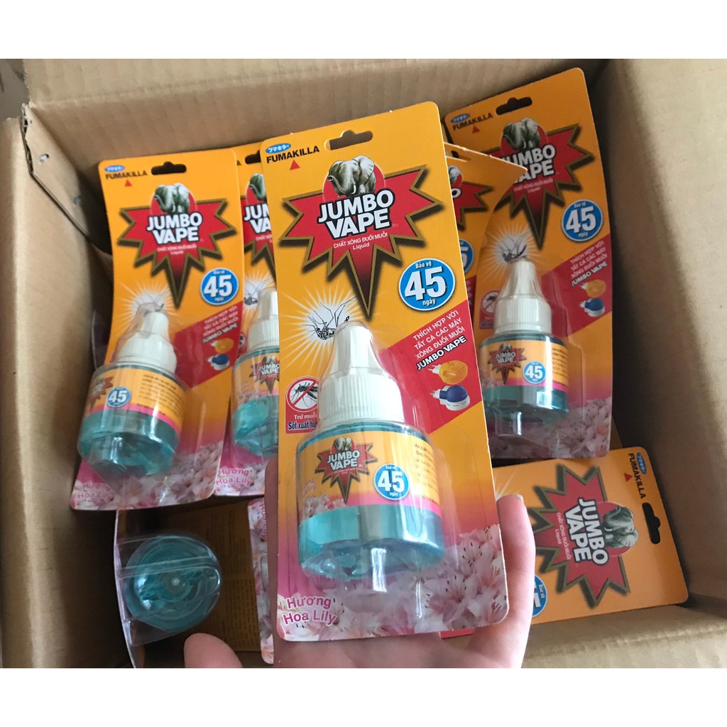 Tinh dầu đuổi muỗi Jumbo Vape hương Lily 34mL