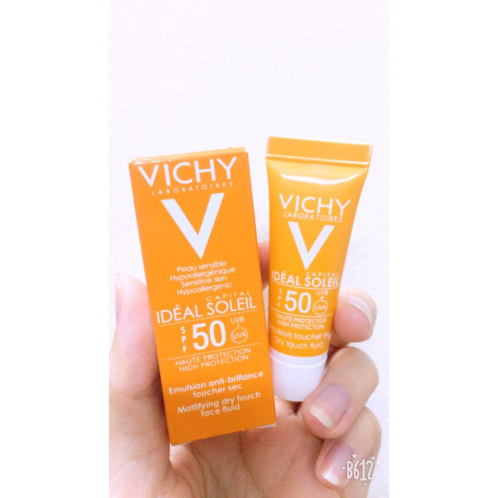 Tuýp mini Kem chống nắng vichy 3ml