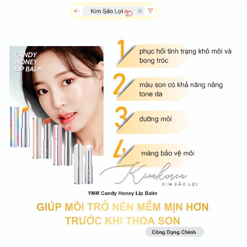 Son dưỡng You Need Me YNM xinh xắn mẫu mới lên màu đẹp