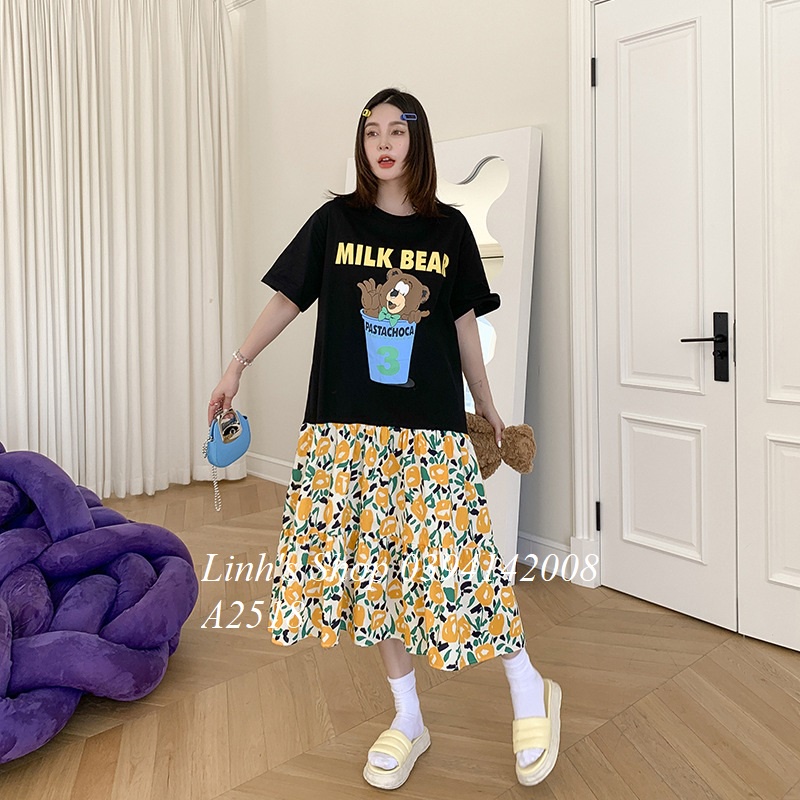 Váy Đầm Suông Xinh A2518 CÓ SẴN GIAO LUÔN