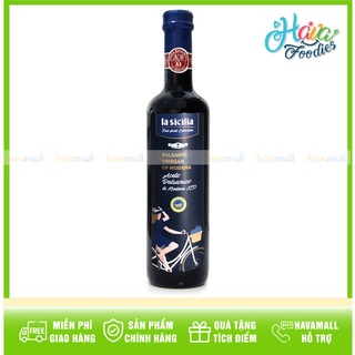 [HÀNG CHÍNH HÃNG] Giấm Rượu Vang Đỏ Nguyên Chất La Sicilia 500ml