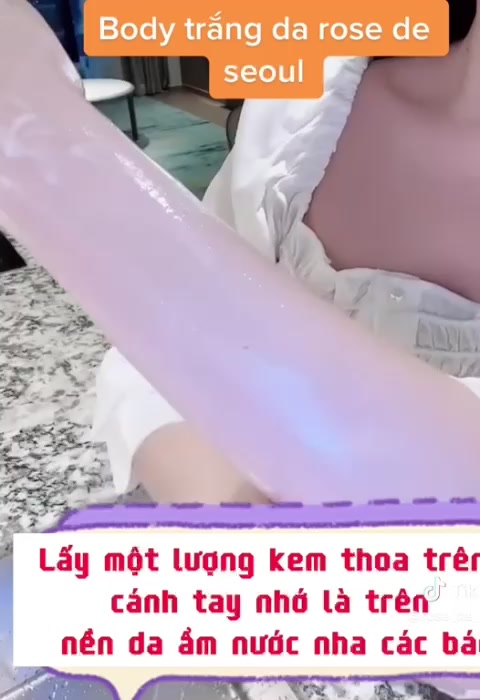 Kem dưỡng trắng da Body Rose De Seoul kem body trắng da, dưỡng ẩm nâng tone tự nhiên, ngừa lão hóa, không bết rít, 200g | BigBuy360 - bigbuy360.vn