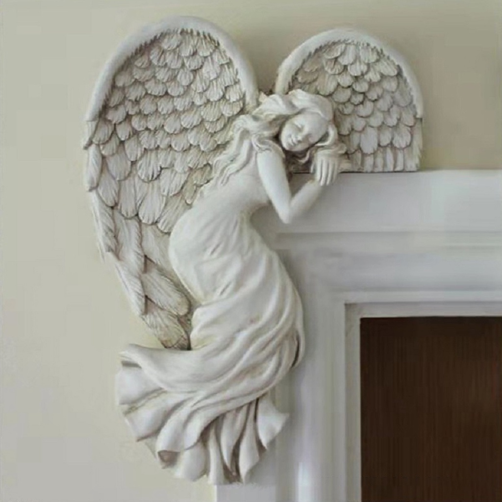 Mô hình tượng thiên thần bằng nhựa thông đa năng trang trí phòng khách/ phòng ngủ