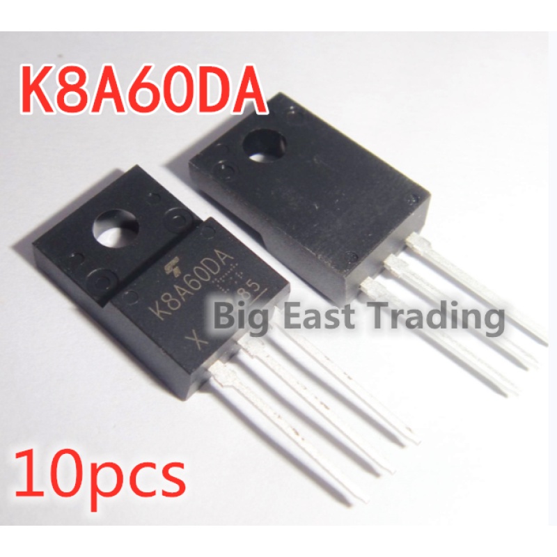 TK8A60DA 10 chiếc K8A60DA TO-220F 600V 7.5A, đảm bảo chất lượng Mlz 7.5A,