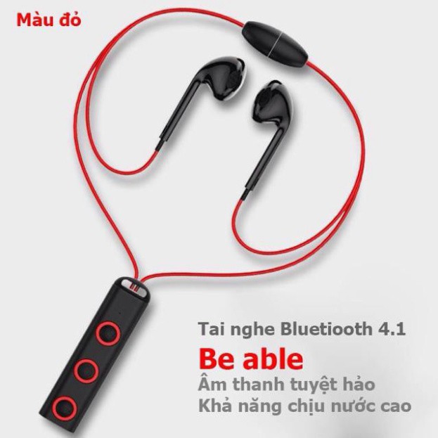 KL19 [ FREESHIP + GIÁ SỐC ] Tai nghe  kháng nước thể thao Bluetooth BT-313 Be able