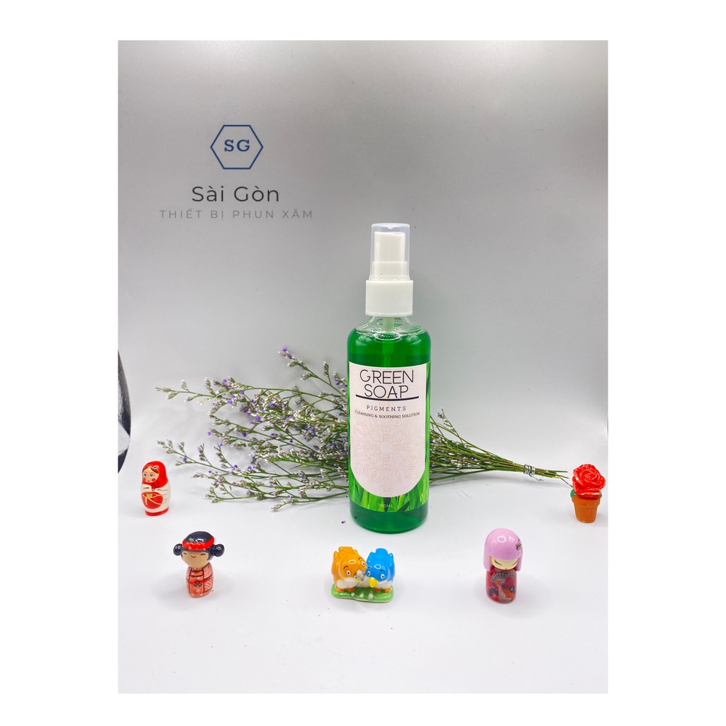 Green Soap Vệ Sinh Xăm Hình Tạo Bọt