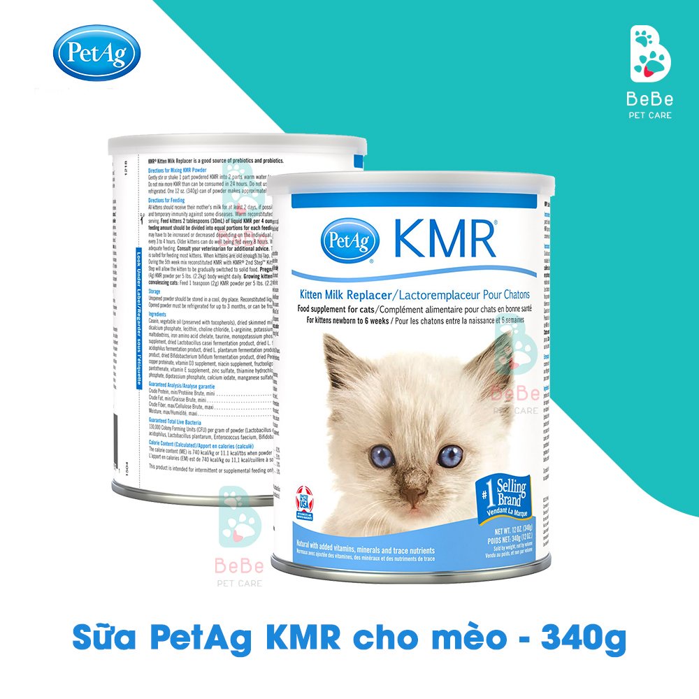 KMR Pet Ag USA - Sữa Bột &amp; Sữa Nước Cao Cấp Cho Mèo - Nhập Khẩu Chính Hãng