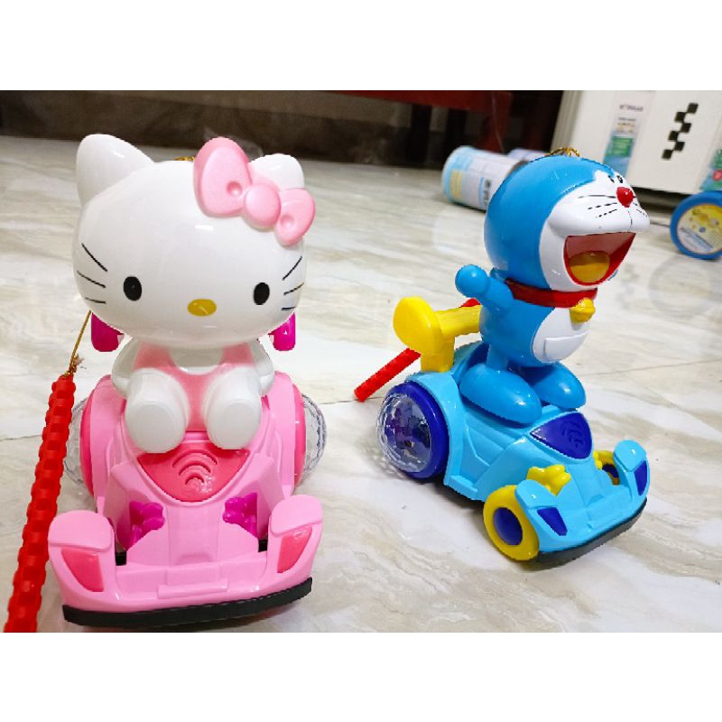 Đèn lồng trung thu Doremon Help kitty chạy pin đèn đẹp có nhạc tự đi chuyển Quà tặng  đồ chơi cho bé yêu chơi trung thu
