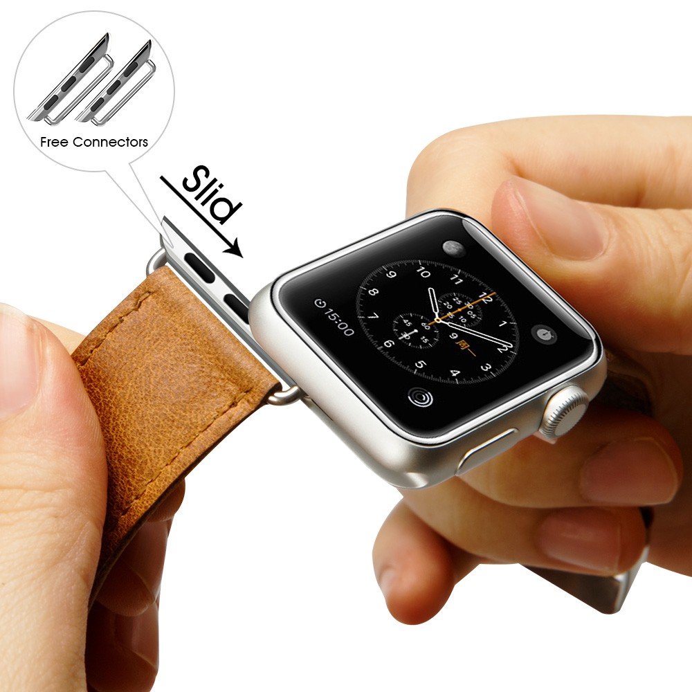 Dây da thật Jisoncase cho Apple Watch